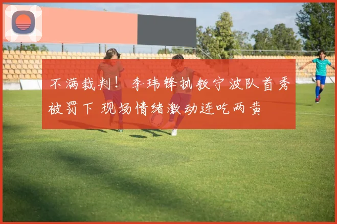 不满裁判！李玮锋执教宁波队首秀被罚下 现场情绪激动连吃两黄